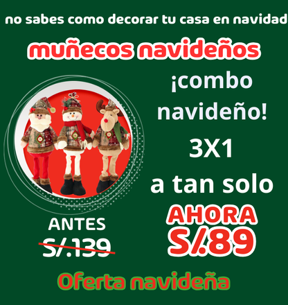 muñecos navideños